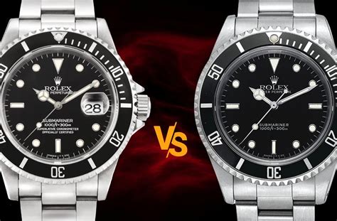 Rolex Submariner vs submariner date